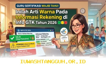 Inilah Arti Warna pada Informasi Rekening di Info GTK yang Wajib Diketahui Guru Bersertifikasi Tahun 2026