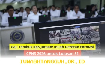 Inilah Daftar Lengkap Formasi CPNS 2026 dengan Gaji Hingga Rp5 Juta untuk Lulusan S1