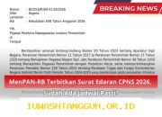 Jadwal Resmi CPNS 2026 Keluar, MenPAN-RB Umumkan Surat Edaran Terbaru untuk Prosedur Pendaftaran dan Seleksi Online