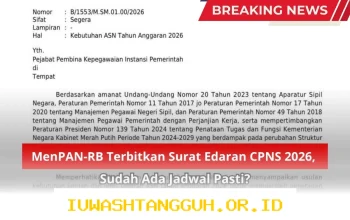 Jadwal Resmi CPNS 2026 Keluar, MenPAN-RB Umumkan Surat Edaran Terbaru untuk Prosedur Pendaftaran dan Seleksi Online