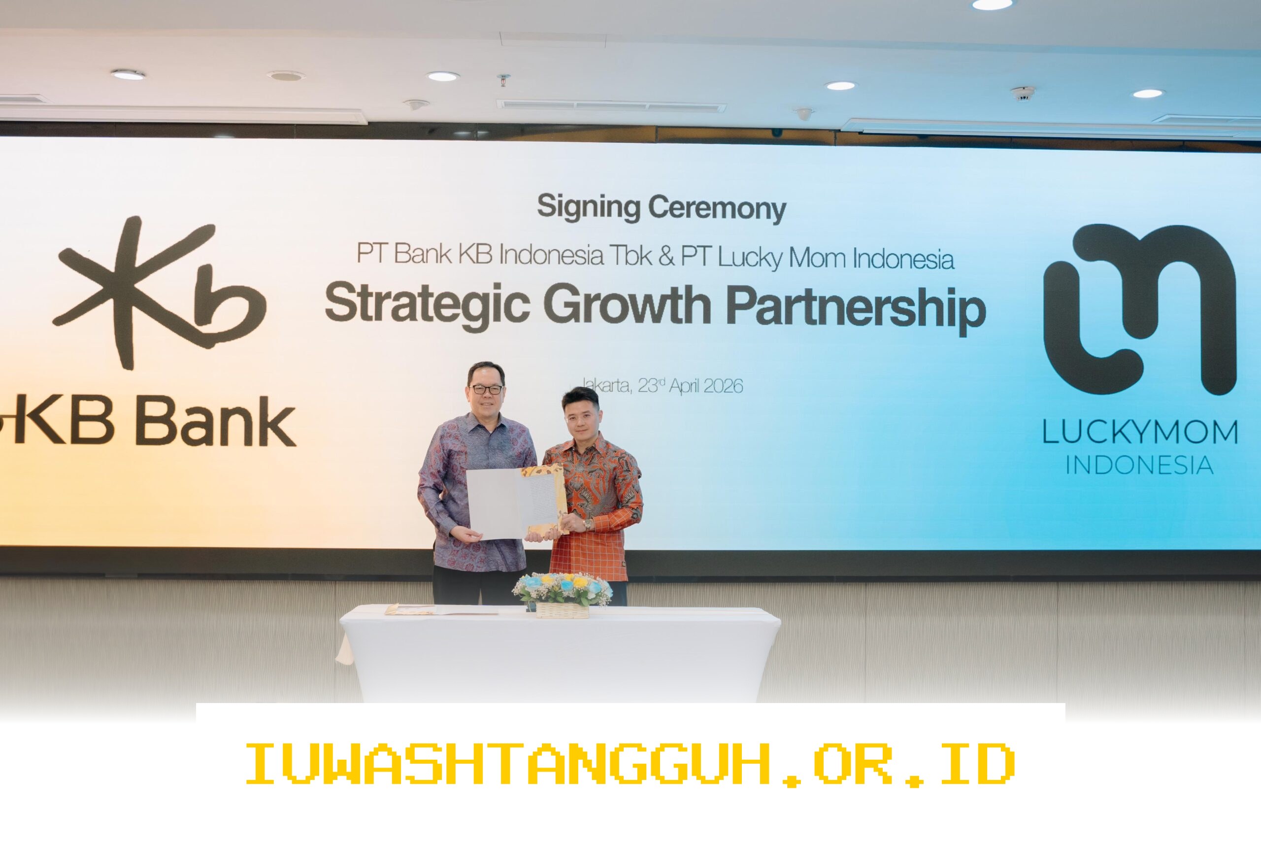 KB Bank dan Lucky Mom Indonesia Teken MoU Kemitraan Strategis 2026