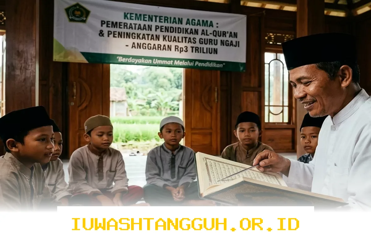 Kemenag Siapkan Dana 3 Triliun untuk Perkuat Kompetensi Guru Ngaji Tahun 2026