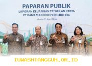 Laba Bersih Bank Mandiri Capai Rp15,4 Triliun pada Kuartal Pertama Tahun 2026