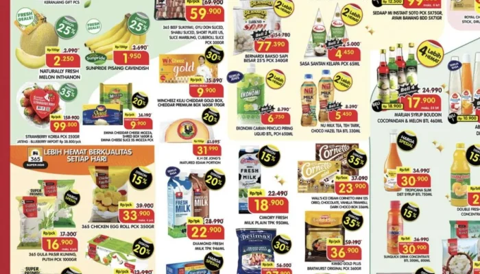 Nikmati Diskon 40% dan Promo Beli 1 Gratis 1 Superindo Spesial Gajian 25 Februari 2026