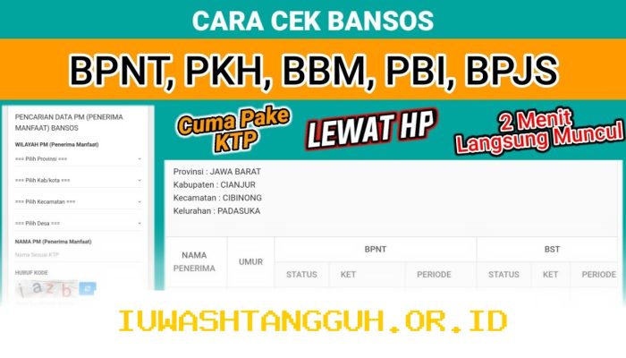 Panduan Lengkap Cara Cek Status Pencairan Bansos PKH BPNT PIP dan PBI JKN di Mei 2026