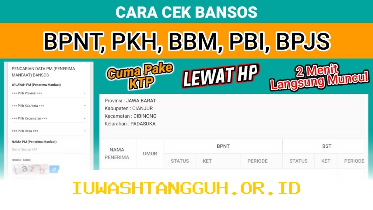 Panduan Lengkap Cara Cek Status Pencairan Bansos PKH BPNT PIP dan PBI JKN di Mei 2026