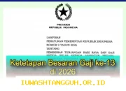 Pemerintah Cairkan Tunjangan Kinerja dan Gaji ke-13 untuk ASN, Pensiunan, serta Penerima Tunjangan Lainnya Tahun 2026