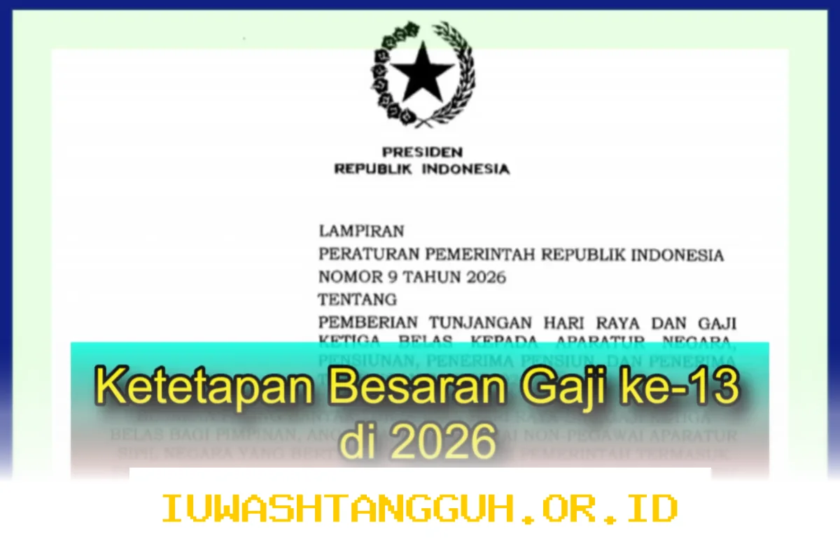 Pemerintah Cairkan Tunjangan Kinerja dan Gaji ke-13 untuk ASN, Pensiunan, serta Penerima Tunjangan Lainnya Tahun 2026