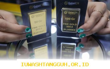 Penurunan Harga Emas UBS dan Galeri 24 di Pegadaian Terjadi Pada Rabu 1 April 2026