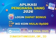 Rekomendasi 5 Aplikasi Penghasil Saldo Dana 2026 Bonus Login Cair Mulai dari 500 Rupiah