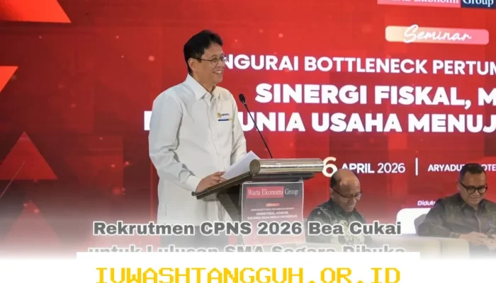 Rekrutmen CPNS 2026 untuk Lulusan SMA di Instansi Bea Cukai Telah Dibuka Secara Resmi