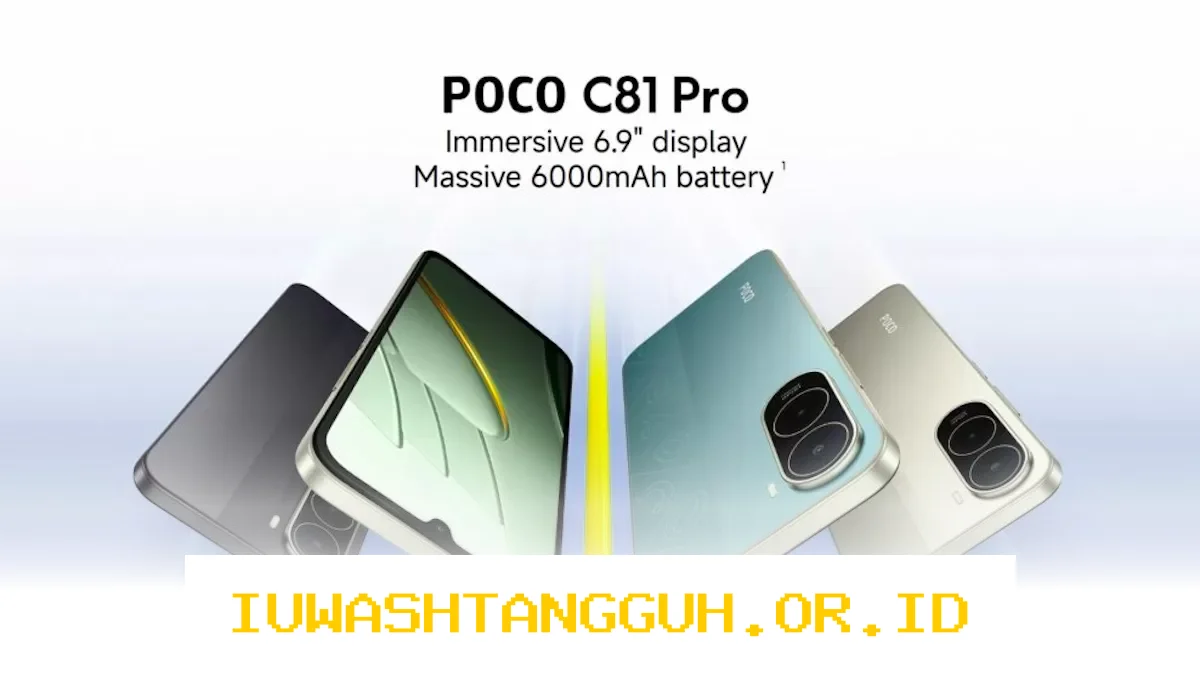 Spesifikasi Lengkap POCO C81 Pro 2026 dengan Layar 6,9 Inci dan Baterai Jumbo 6.000mAh