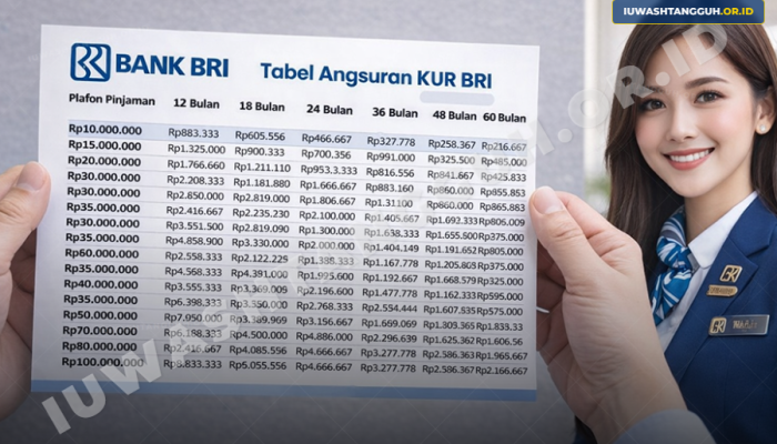 KUR BRI 2026 Bunga 6 Persen, Tabel Angsuran 100 Juta dan Panduan Lengkap UMKM Perintis!