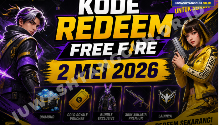 Kode Redeem FF 2 Mei 2026 Terbaru, Klaim Skin XM8 Blizzard Blaze dan Voucher Gratis Hari Ini!