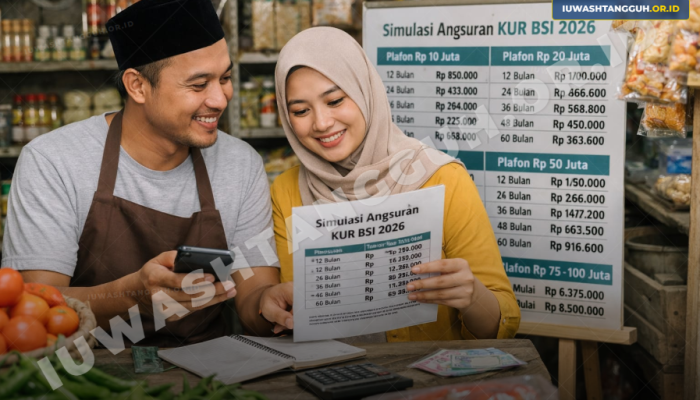 KUR BSI 2026 Terbaru, Tabel Angsuran Pinjaman Rp 1 Juta sampai Rp 100 Juta dan Syarat Lengkapnya