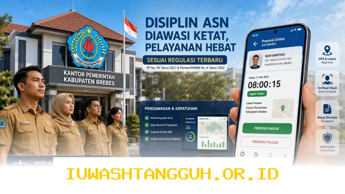 ASN Brebes Hadapi Sanksi Berat Akibat Pelanggaran Presensi Sepanjang Tahun 2026