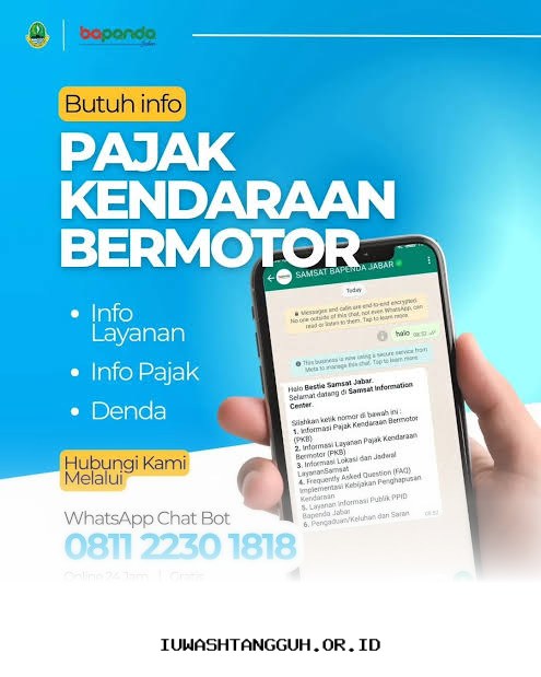 Bayar Pajak Kendaraan Jawa Barat 2026 Kini Makin Praktis Lewat WhatsApp dan Aplikasi DIGI