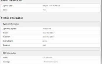 Bocoran Spesifikasi Sony Xperia 1 VIII Muncul di Geekbench dan Amazon Jelang Rilis 2026