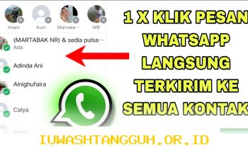 Cara Kirim Pesan WhatsApp ke 1000 Kontak Sekaligus Secara Gratis Update Terbaru 2026
