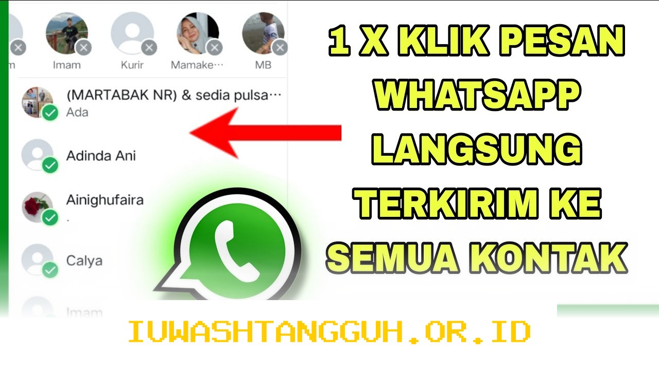 Cara Kirim Pesan WhatsApp ke 1000 Kontak Sekaligus Secara Gratis Update Terbaru 2026