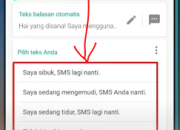 Cara Mengaktifkan Balasan Pesan Otomatis di WhatsApp dengan 7 Contoh Praktis Tahun 2026