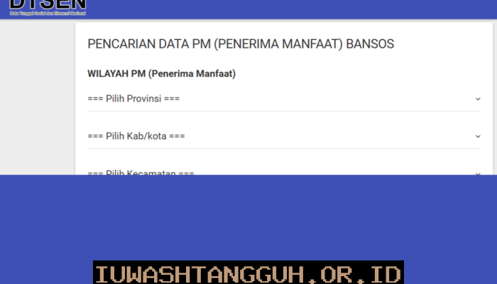 Cara Mudah Akses Data Desil Bansos 2026 Melalui HP Resmi dari Laman Resmi Kemensos RI