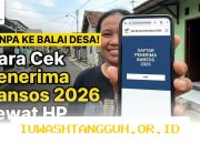 Cara Praktis Cek Status Penerima Bansos Mei 2026 Lewat Situs Resmi Hanya Pakai KTP Saja