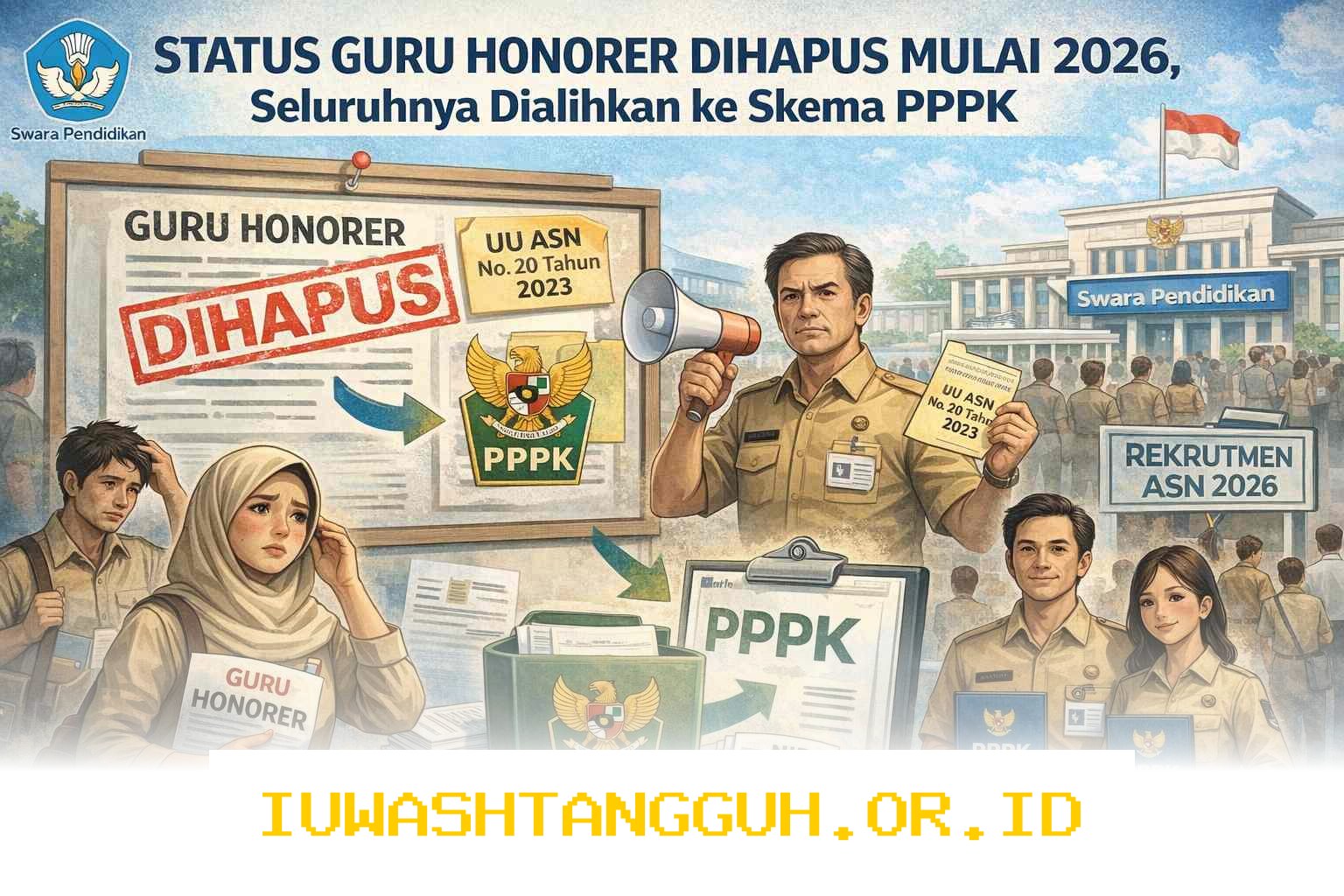Daftar 3 Skema Terbaru Penataan Status Guru Honorer yang Akan Diterapkan Tahun 2026
