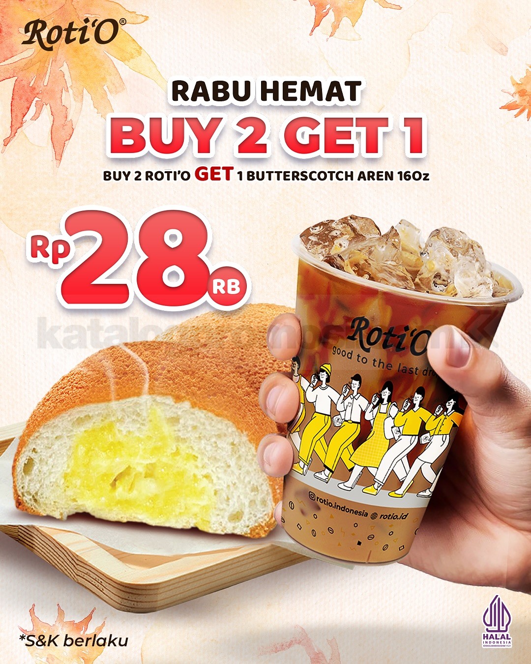 Daftar 5 promo Roti'O paling hemat bulan Mei 2026 untuk dinikmati bersama teman kantor