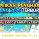 Daftar 7 Aplikasi Penghasil Saldo Dana Terpercaya Tahun 2026 Cair Mulai Rp3.000 Saja
