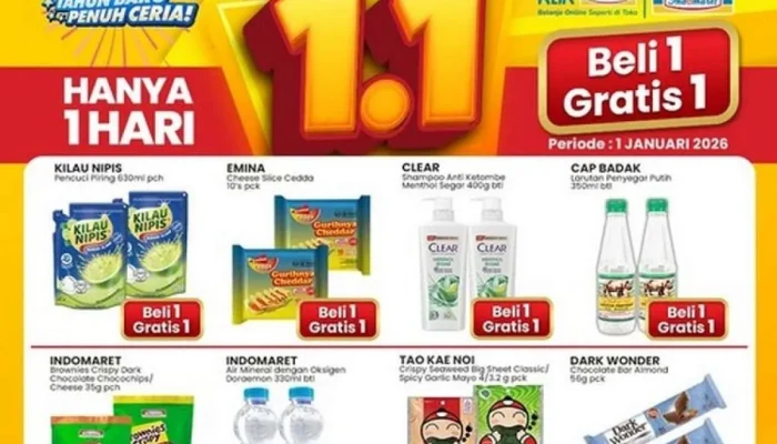 Daftar Diskon Spesial Indomaret 8 sampai 10 Mei 2026 Beli 1 Gratis 1 Nugget Favorit