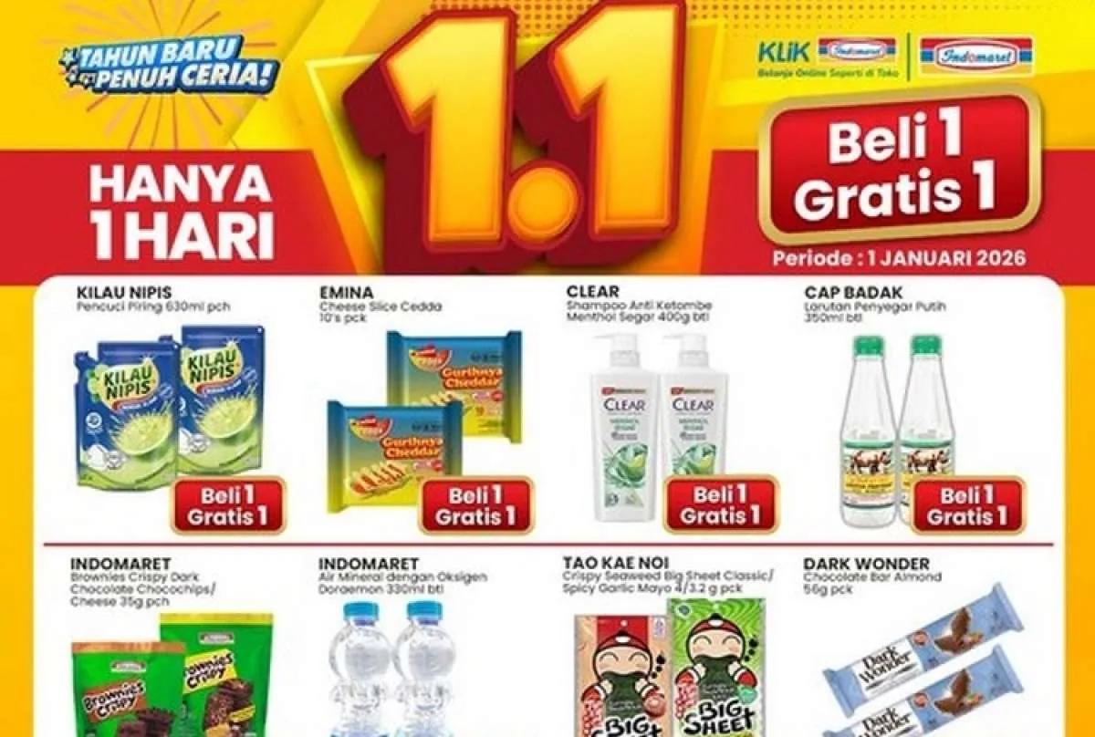 Daftar Diskon Spesial Indomaret 8 sampai 10 Mei 2026 Beli 1 Gratis 1 Nugget Favorit