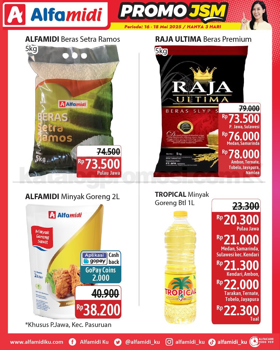 Daftar Harga Hemat Promo JSM Alfamidi Edisi 8 sampai 10 Mei 2026 yang Wajib Disimak