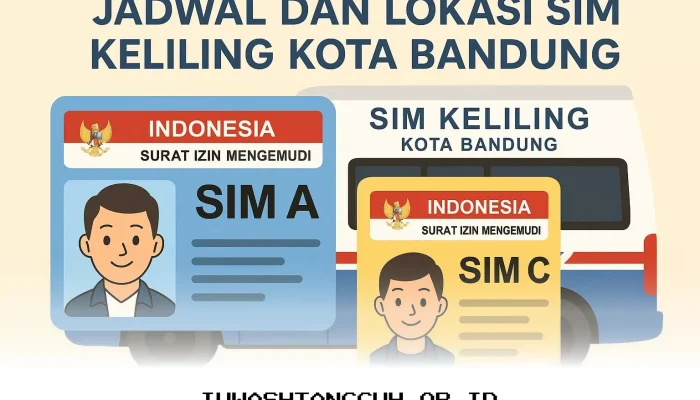 Daftar Lokasi Layanan SIM Keliling Bandung Terbaru 12 Mei 2026 untuk Wilayah Terdekat