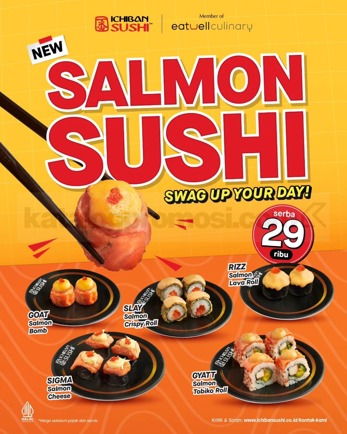 Dapatkan Aneka Menu Salmon Pedas di Ichiban Sushi dengan Harga Spesial 29 Ribu di 2026