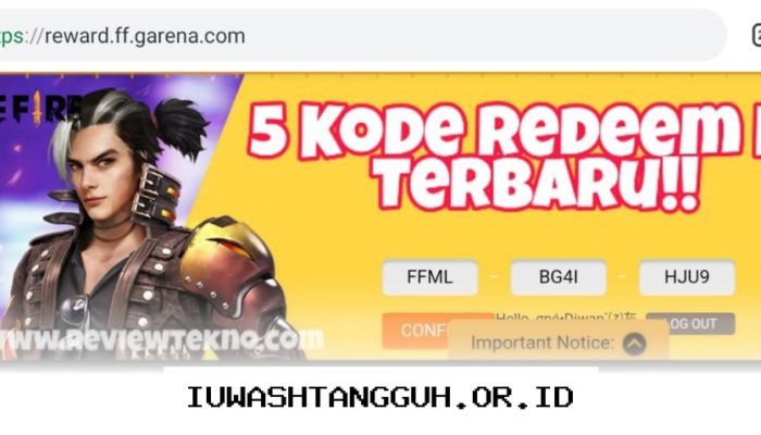 Dapatkan Berbagai Hadiah Menarik Melalui Update Kode Redeem FF Terbaru 7 Mei 2026