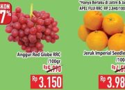 Dapatkan Diskon 46 Persen Buah Anggur Segar di Promo Hypermart Spesial 12-13 Mei 2026