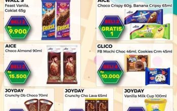 Dapatkan Promo Beli 1 Gratis 1 dan Beli 2 Gratis 1 Es Krim di Alfamart 1-15 Mei 2026