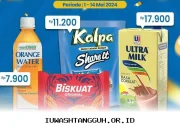Deretan Promo Hemat Indomaret 4 sampai 10 Mei 2026 Harga Top Coffee 10 Ribu Aqua 3 Ribu