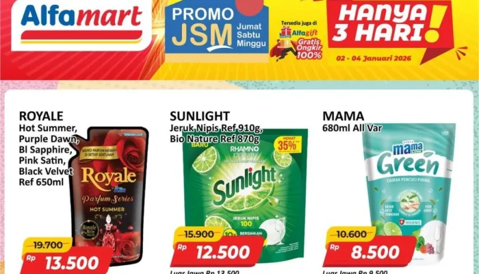 Diskon Hemat 8-10 Mei 2026 di Alfamart untuk Produk Mama Lemon dan Gentle Gen Terbaru
