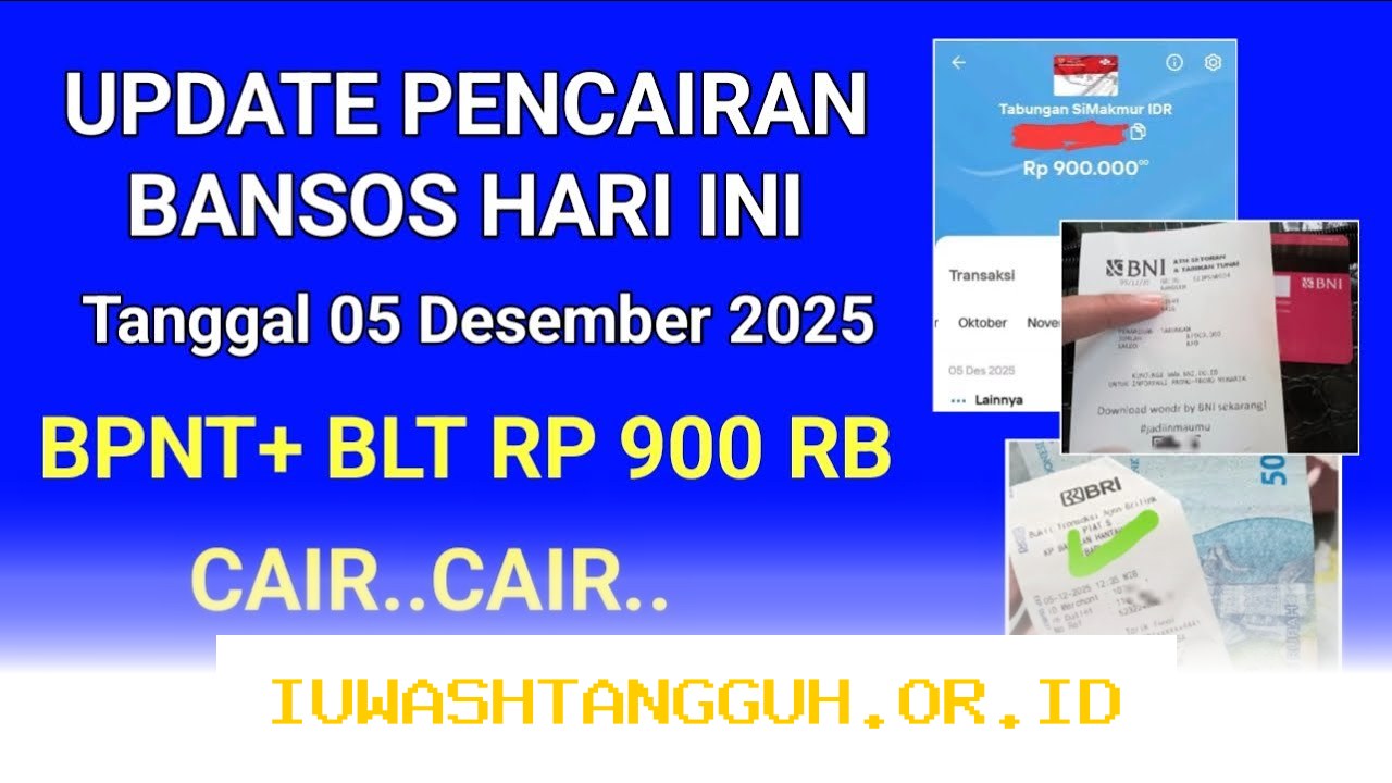 Info Terbaru Pencairan Dana PKH BPNT serta BLT Kesra Sebesar 900 Ribu Rupiah Mei 2026