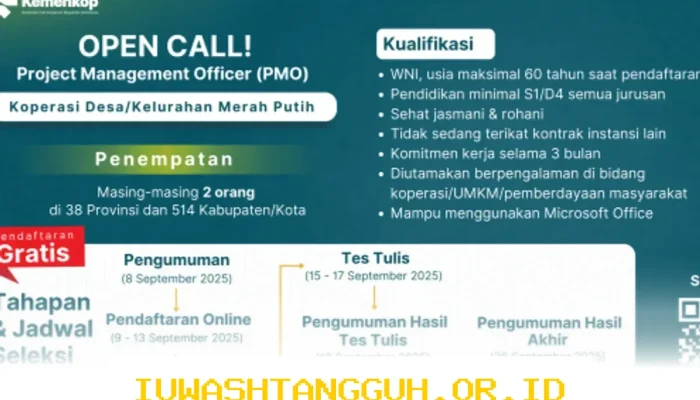 Jadwal Terbaru Pengumuman Hasil Kelulusan Seleksi Rekrutmen Kopdes Merah Putih 2026