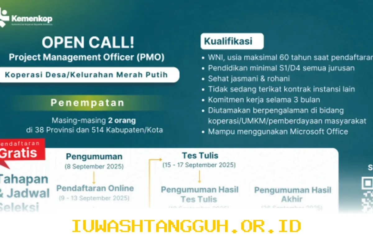 Jadwal Terbaru Pengumuman Hasil Kelulusan Seleksi Rekrutmen Kopdes Merah Putih 2026