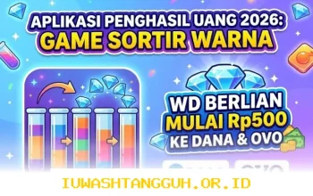 Main Game Sortir Warna Dapat Cuan 500 Rupiah Cair ke Dana dan OVO Edisi Terbaru 2026
