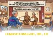 Momen Perpisahan 3 Pegawai BKN yang Memasuki Masa Purnabakti di Tahun 2026 dengan Haru