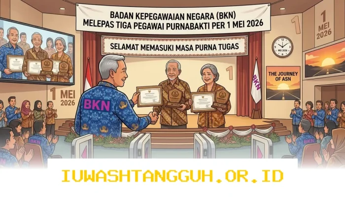 Momen Perpisahan 3 Pegawai BKN yang Memasuki Masa Purnabakti di Tahun 2026 dengan Haru