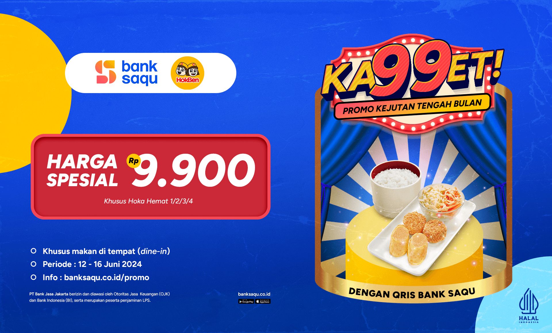 Nikmati 12 Pilihan Diskon Makanan Murah Rp 9.900 Spesial Bank Saqu Edisi Awal 2026 Ini