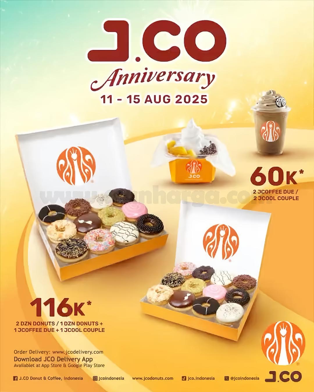 Nikmati 7.000 Tambahan Harga Spesial Paket Donat dan J.CLUB Promo J.CO Edisi 2026 Hemat