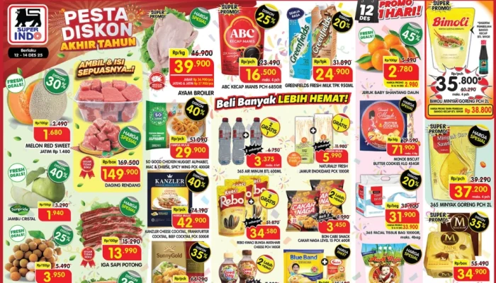 Nikmati Beragam Diskon Belanja Hemat Hingga 50 Persen di Promo Superindo 11-14 Mei 2026
