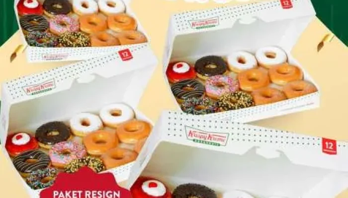 Nikmati Hemat 2 Lusin Donat Krispy Kreme Harga 108 Ribu Berlaku Spesial Selama 2 Hari 2026